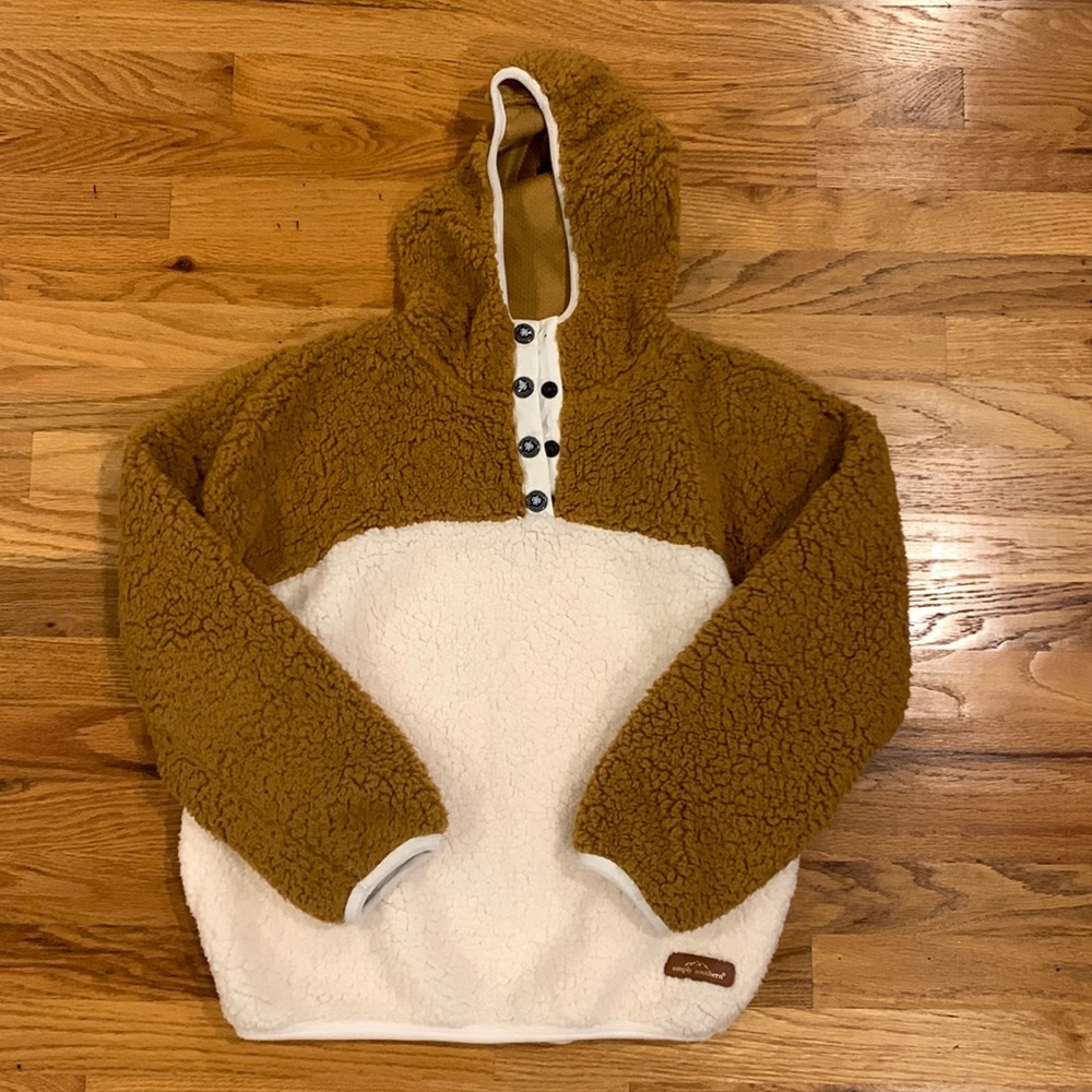 Hooded Simply Southern Sherpa jacket